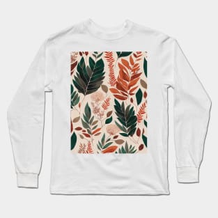 Chromatic Botanic Abstraction #45 Long Sleeve T-Shirt